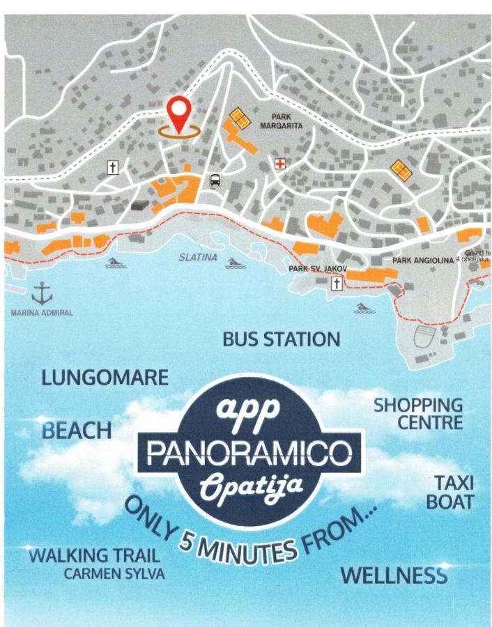 Panoramico Apartment Opatija Bagian luar foto
